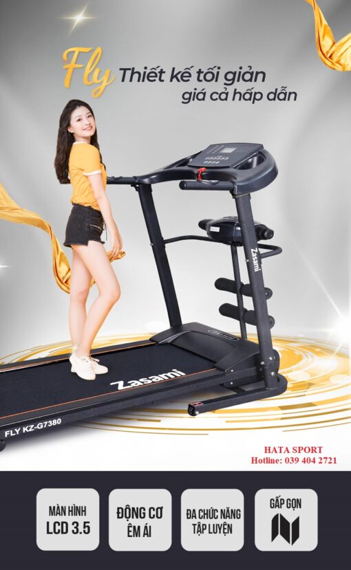 Máy chạy bộ điện đa năng 7380-DV - Hình ảnh 2