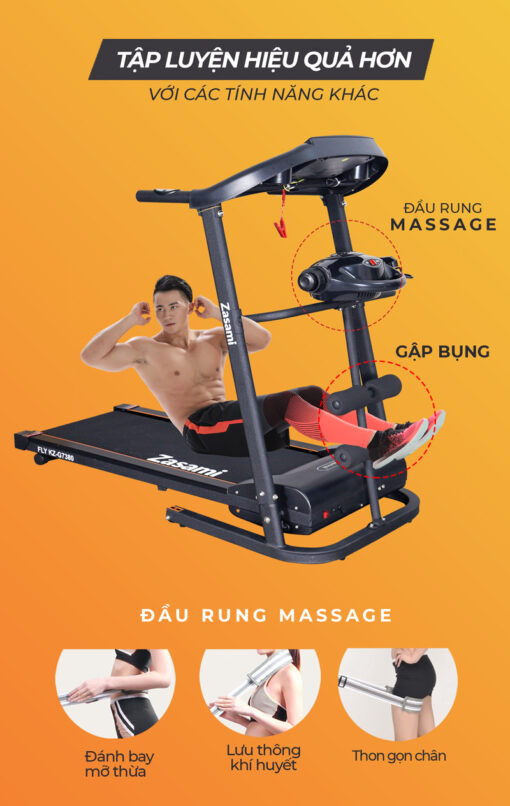 Máy chạy bộ điện đa năng 7380-DV - Hình ảnh 5