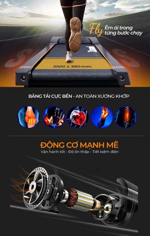 Máy chạy bộ điện đa năng 7380-DV - Hình ảnh 4
