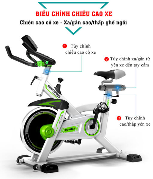 Xe đạp tập thể dục tại nhà HT-6415 - Hình ảnh 2