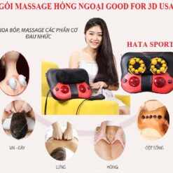 Gối massage hồng ngoại 3D Good For