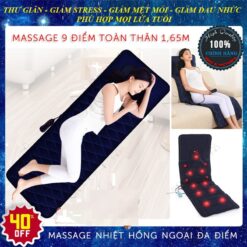 Nệm massage toàn thân 9 bi
