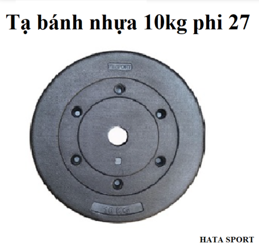 Bánh tạ nhựa đen 10kg