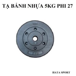 Bánh tạ nhựa đen 5kg