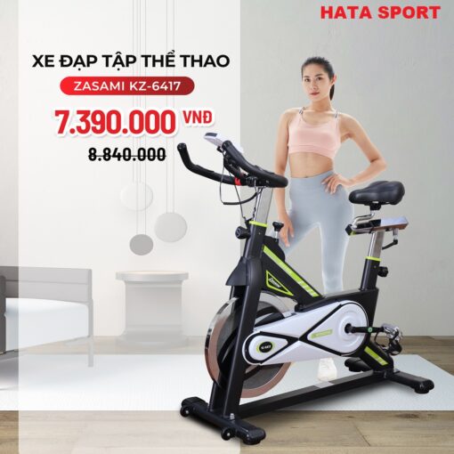 Xe đạp tập thể dục tập gym tại nhà KZ6417 - Hình ảnh 9