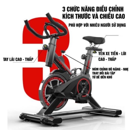 Xe đạp tập thể dục tập gym tại nhà HT007 - Hình ảnh 11