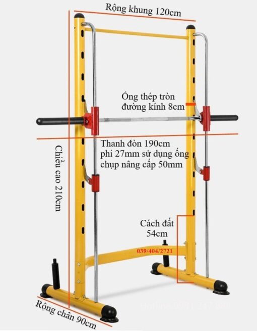 Khung ghánh tạ đa năng G01 - Hình ảnh 3