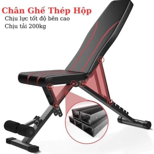 Ghế tập tạ đa năng gấp gọn HT8006 - Hình ảnh 5